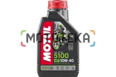 Масло моторное MOTUL (Мотюль) 5100 4T 10W-40 Technosynt/Ester 1 L (102777)
