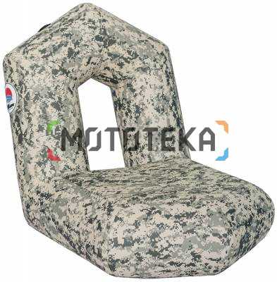 Кресло надувное SMarine (Смарин), 85х75 см, ПВХ, зеленый пиксель