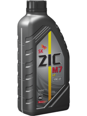 Масло моторное синтетическое ZIC (Зик) M7 4T 10W-40 1л