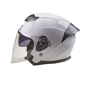 Шлем мото открытый AiM (Аим) JK526 White Glossy XXL - купить с доставкой, цены в интернет-магазине Мототека