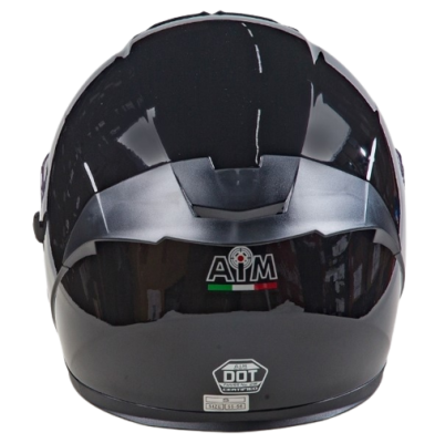 Шлем мото открытый AiM (Аим) JK526 Black Glossy XS - купить с доставкой, цены в интернет-магазине Мототека