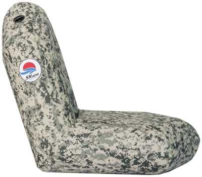 Кресло надувное SMarine (Смарин), 85х75 см, ПВХ, зеленый пиксель - купить с доставкой, по выгодной цене в интернет-магазине Мототека