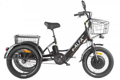 Электровелосипед трёхколёсный Eltreco (Эльтреко) GREEN CITY e-ALFA Trike