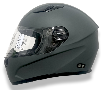 Шлем мото Vega (Вега) Ultra (129) серый матовый XS