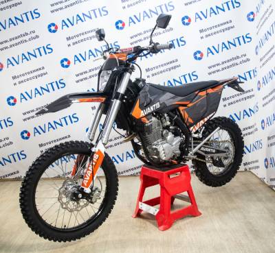 Мотоцикл кроссовый / эндуро Avantis (Авантис) Enduro 250 21/18 (172 FMM Design KT черный) с ПТС