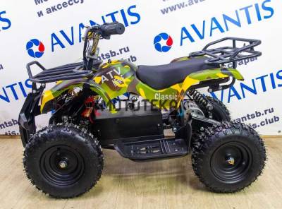 Электроквадроцикл детский Avantis (Авантис) ATV Classic E 800W сафари (машинокомплект)