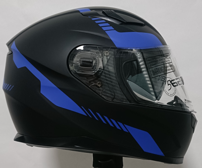 Шлем мото Vega (Вега) Ultra (129) черно-синий XS