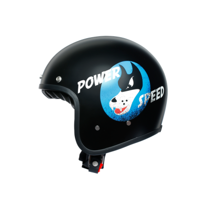 Шлем мото открытый AGV (АГВ) X70 MULTI Power Speed Pure Matt Black XS