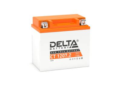 Аккумуляторная батарея DELTA (Дельта) CT 1207.2 (12V / 7Ah) [YTZ7S]