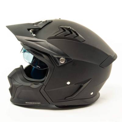 Шлем мото мотард GTX 690 (S) #7 SOLID MATT BLACK