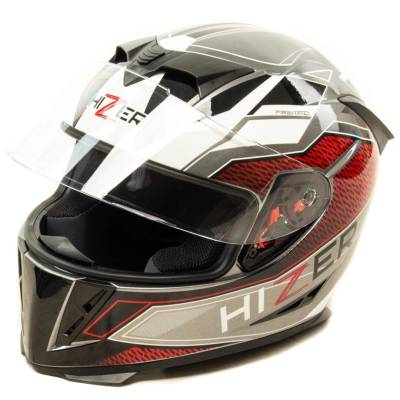 Шлем мото интеграл HIZER (Хайзер) J5311 (XL) #3 gray/white