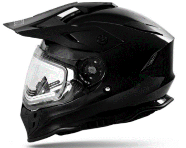 Шлем мото RSX Iceman (H-331) Winter черный матовый XS