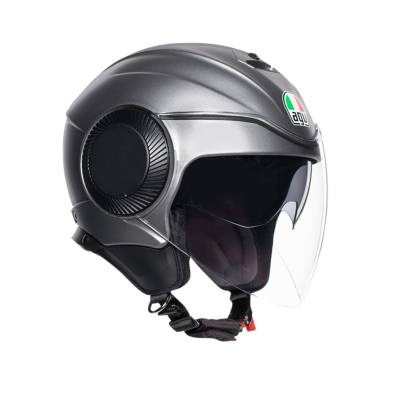 Шлем мото открытый AGV (АГВ) ORBYT MONO Matt Grey XS