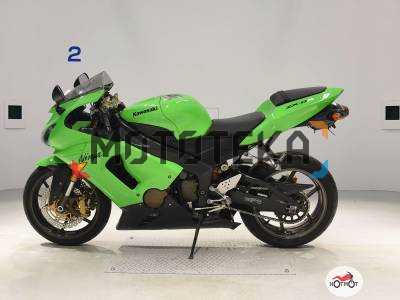Мотоцикл KAWASAKI ZX-6 Ninja 2005, Зеленый пробег 18235