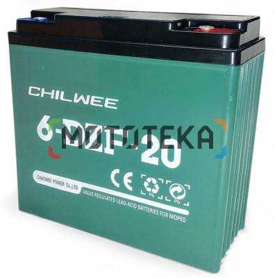 Аккумулятор CHILWEE (Чилви) 12V 6-DZM-20 GEL тяговый 20Ah