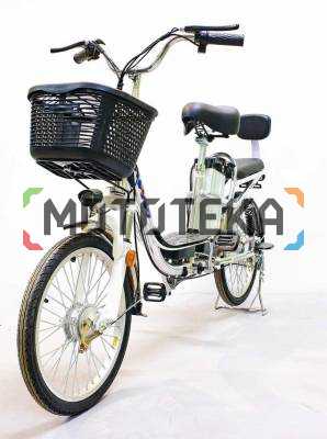 Электровелосипед GreenCamel (ГринКэмел) Транк-2 (R20 350W 48V 10Ah) Алюм 2-х подвес Серебристый