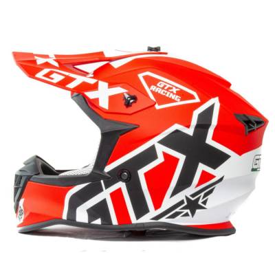 Шлем мото кроссовый GTX 633 (M) #10 Red