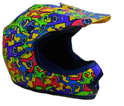 Шлем мото кроссовый детский Motax (Мотакс) цвет Motax L