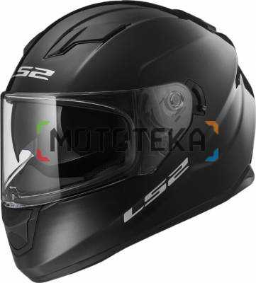 Шлем мото интеграл LS2 (ЛС2) FF320 Stream Evo Black Matt