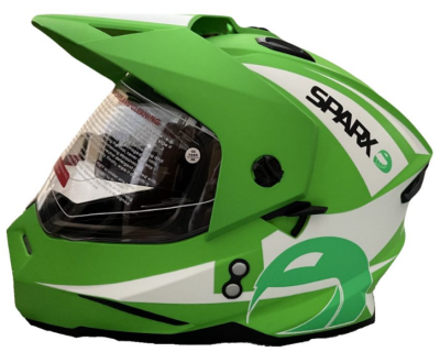 Шлем мото Sparx (Спаркс) Matador красный XS