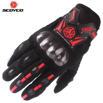 Мотоперчатки Scoyco (Скойко) MC20 (Carbon) Red XL
