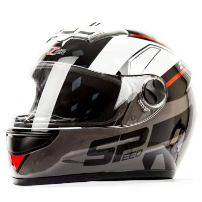 Шлем мото интеграл HIZER (Хайзер) 523 (M) #3 black