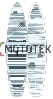 Надувная доска для sup - бординга Gladiator (Гладиатор) SEAL 12.6 (2021)