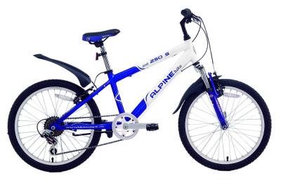 Велосипед детский Alpinebike (Альпинбайк) 250S white/blue