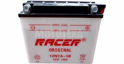 Аккумуляторная батарея Racer (Рейсер) 12В, 7Ач (12N7A-3B)