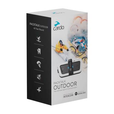 Мотогарнитура CARDO (Кардо) PACKTALK OUTDOOR SINGLE Black