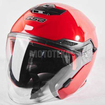 Шлем мото открытый GSB G - 263 RED