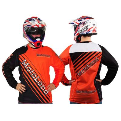 Джерси/футболка для мотокросса MotoLand (Мотолэнд) Racing Team / ORANGE (M)