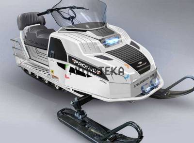 Снегоход Promax (Промакс) YAKUT LONG 500 4T 27 л.с чёрный/синий (машинокомплект)