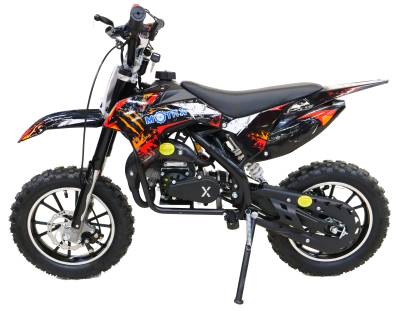 Мотоцикл кроссовый / эндуро Motax (Мотакс) Мини - кросс 50 PS (мех./ст.) чёрный/красный для детей