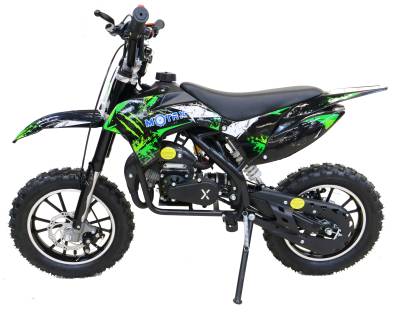 Мотоцикл кроссовый / эндуро Motax (Мотакс) Мини - кросс 50 PS (мех./ст.) чёрный/зелёный для детей