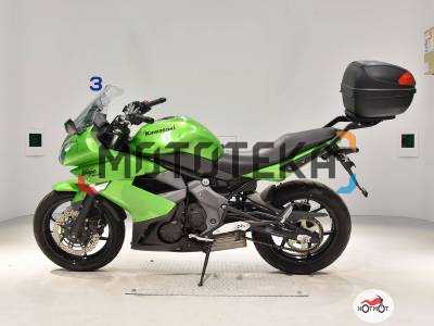 Мотоцикл KAWASAKI ER-4f (Ninja 400R) 2013, Зеленый пробег 11021