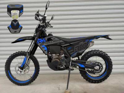 Мотоцикл кроссовый / эндуро Regulmoto (Регулмото) LEGEND 300 чёрный/синий с ПТС