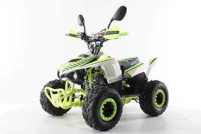 Квадроцикл детский Motax (Мотакс) ATV Mikro 110 белый/зелёный (машинокомплект)