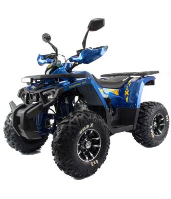 Квадроцикл детский MotoLand (Мотолэнд) VOX125 WILD X PRO А синий (машинокомплект)