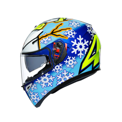Шлем мото интеграл AGV (АГВ) K-3 SV TOP Rossi Winter Test 2016 XS - купить с доставкой, цены в интернет-магазине Мототека