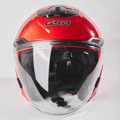 Шлем мото открытый GSB G - 263 RED - купить с доставкой, цены в интернет-магазине Мототека