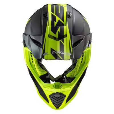 Шлем мото кроссовый LS2 (ЛС2) MX437 Fast Evo Crusher Черно-Красный - купить с доставкой, цены в интернет-магазине Мототека