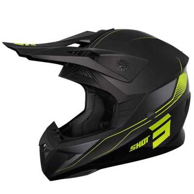 Шлем кроссовый SHOT (Шот) PULSE EDGE черный/оранжевый матовый XS - купить с доставкой, цены в интернет-магазине Мототека