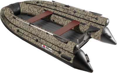 Лодка ПВХ SMarine (Смарин) AIR FBMAX - 360 (коричневый пиксель/чёрный) - купить с доставкой, по выгодной цене в интернет-магазине Мототека