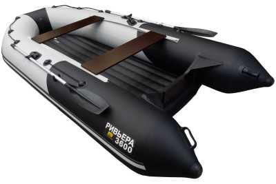 Лодка ПВХ Ривьера Компакт 3600 НДНД светло-серый/графит - купить с доставкой, по выгодной цене в интернет-магазине Мототека