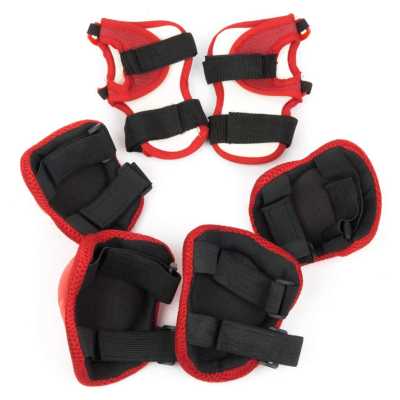 Комплект защиты детский MotoLand (Мотолэнд) HE05044 (M) красный