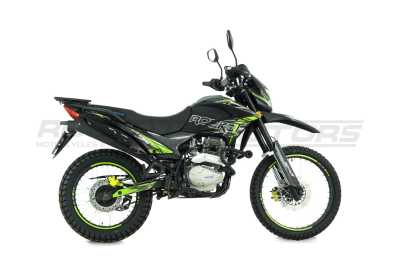 Мотоцикл кроссовый / эндуро ROCKOT (Рокот) XR250 (черный/зеленый, 21/18, ЭПТС) - купить с доставкой, по выгодной цене в интернет-магазине Мототека