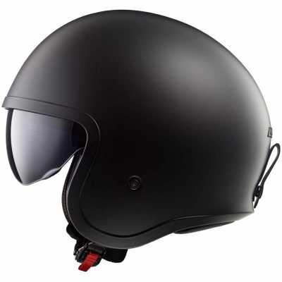 Шлем открытый LS2 (ЛС2) OF599 Spitfire Black Matt - купить с доставкой, цены в интернет-магазине Мототека