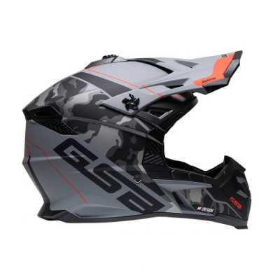 Шлем кроссовый облегчённый GSB XP - 20 MO DESIGN URBANO CAMO - купить с доставкой, цены в интернет-магазине Мототека