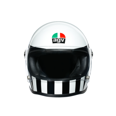 Шлем мото интеграл AGV (АГВ) X3000 MULTI Invictus White/Black MS - купить с доставкой, цены в интернет-магазине Мототека